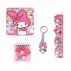 بسته لوازم تحریر مدل ملودی کد new2 مجموعه 4 عددی - جین 12 عددی