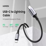 کابل تبدیل USB-C به لایتنینگ یوگرین مدل US304 طول 2 متر
