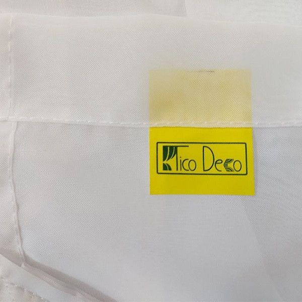 پرده تیکو دکو مدل حریر کلاسیک دو عددی سایز 150x270 سانتیمتر