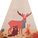 چادر بازی کودک مدل سرخپوستی طرح حیوانات PT519