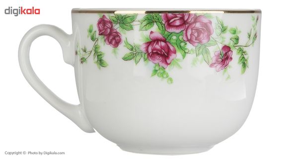 سرویس غذاخوری 102 پارچه چینی زرین ایران سری ایتالیا اف مدل Bidgol درجه عالی