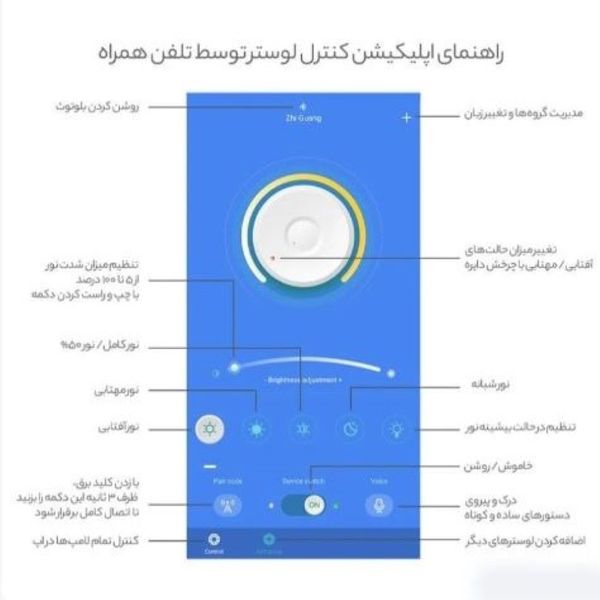 لوستر آویز مدرن شاهان مدل FERGOL/9PAR