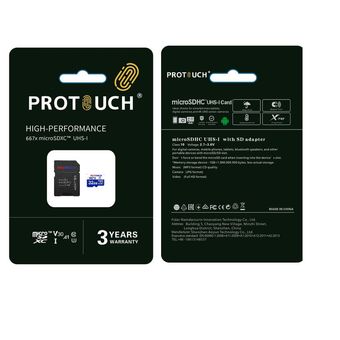 کارت حافظه‌ microSDXC پروتاچ مدل UHS-1  ظرفیت 8 گیگابایت