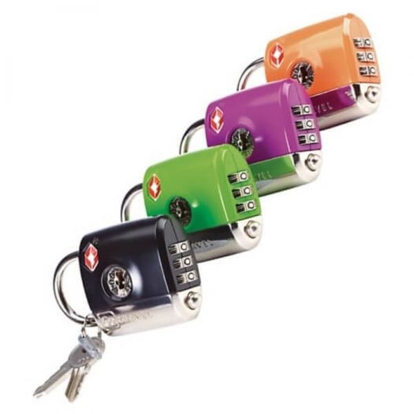 قفل چمدان و کوله پشتی گو تراول مدل Dual Combi Key Lock کد F2021