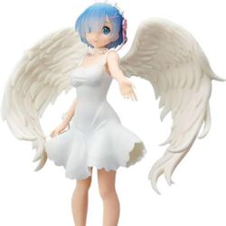 فیگور رم بالدار انیمه ری زیرو 22 سانت (Rem Angel Ver) از انیمه Re:Zero | مجسمه کلکسیونی