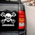 برچسب بدنه خودرو طرح skull کد S02