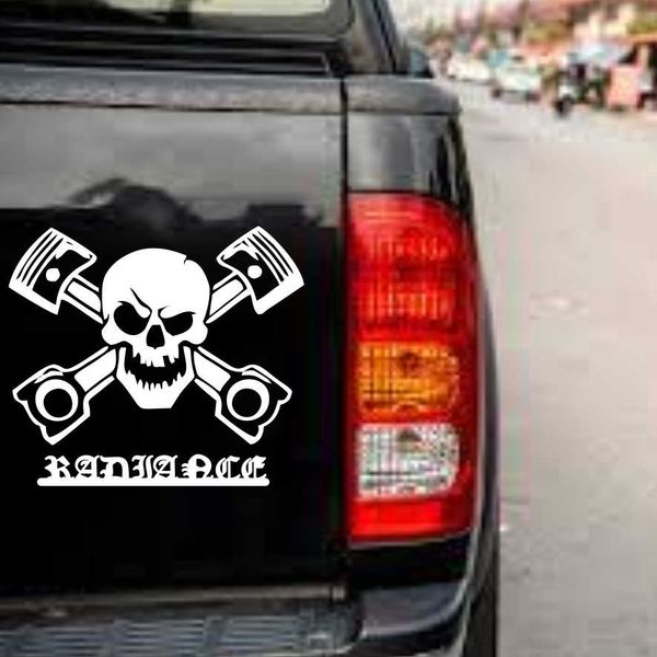 برچسب بدنه خودرو طرح skull کد S02