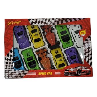 ماشین بازی مدل جعبه ای مجموعه 10 عددی