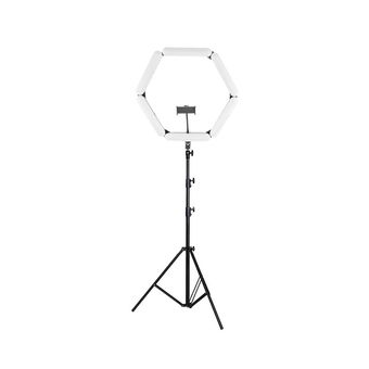 رینگ لایت مدل شش ضلعی V8 با پایه برند فانیمکس