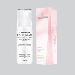 فوم شستشو صورت گانگلوس مدل ویتامین C مناسب برای پوست معمولی حجم 150 میلی لیتر