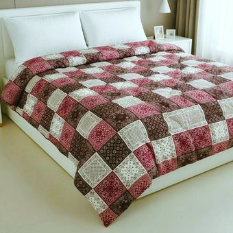 لحاف دونفره مانیکاهوم مدل چهل تکه پلاس Cheheltekeh plus  سایز 200*220 سانتی‌ متر
