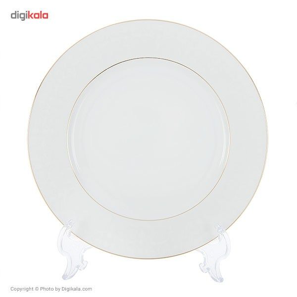 سرویس غذاخوری 28 پارچه 6 نفر چینی زرین ایران مدل Sepid Sadaf Top Grade