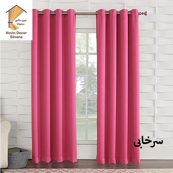 پرده نوین دکور سیلوانا مدل کتان 28 سایز 280 × 140 سانتی متر 