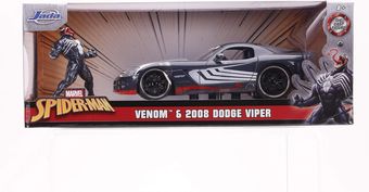 ماکت ماشین فلزی دوج وایپر مدل Viper به همراه فیگور ونوم