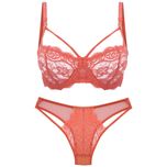 ست شورت و سوتین زنانه مدل لیدوما کد 1011GO رنگ گلبهی