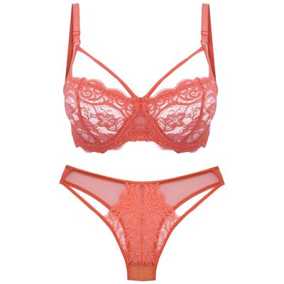 ست شورت و سوتین زنانه مدل لیدوما کد 1011GO رنگ گلبهی