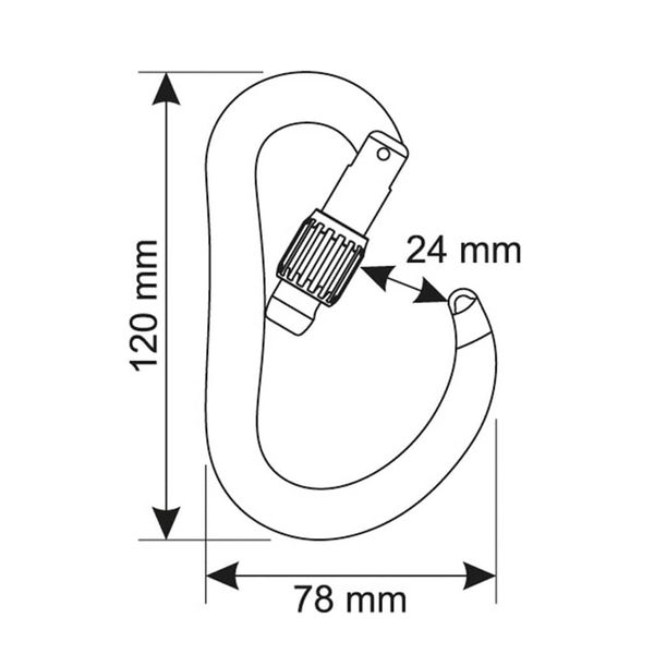 کارابین کمپ مدل Atom Lock