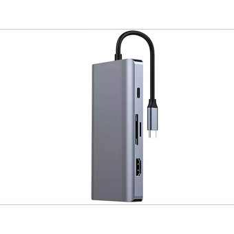 هاب 9 پورت تایپ سی رسی Recci Multiple interfaces 9in1 HUB RH09