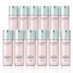 کرم مرطوب کننده صورت و گردن کلامین مدل collagen bank-12 مناسب انواع پوست حجم 125 میلی لیتر مجموعه 12 عددی