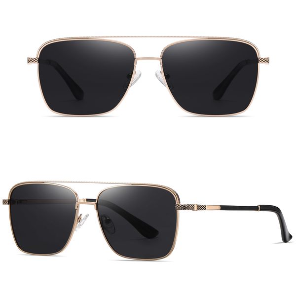عینک آفتابی خلبانی (Aviator) آلبرت وگ مدل JS8541C02P142 Polarized Avantgarde Visionary