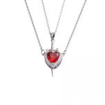 گردنبند مدل  قلب و شمشیر