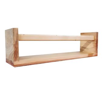 شلف چوبی مینیمال غراب چوب – نگهدارنده دیواری برای گلدان و عینک