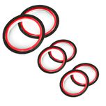 حلقه نئون خودرو پیکار مدل 02 مناسب برای تیبا مجموعه 6 عددی