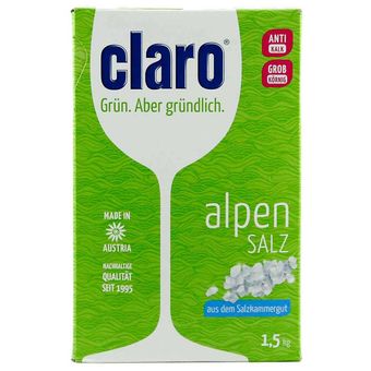نمک ماشین ظرفشویی کلارو Claro - حجم 1.5 کیلوگرم