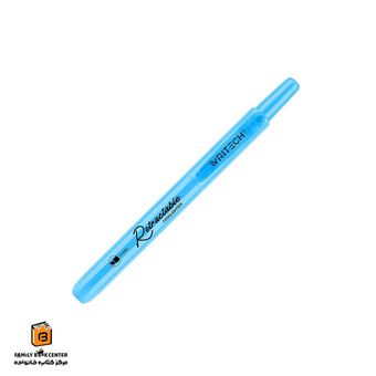 هایلایتر فشاری آبی آسمانی رایتک (WRITECH)