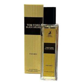 عطر جیبی مردانه الحمبرا مدل TOM FORD BLACH ORCHID با رایحه خنک و تلخ و تند حجم 35 میلی‌لیتر