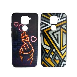 کاور قاب ژله ایی طرح دار محافظ لنزدار گوشی ردمی نوت 9 شیائومی Xiaomi Redmi note 9
