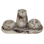 ست 4 تکه دکوری بتنی مدل لوتوس کد 201