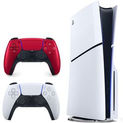 کنسول بازی سونی مدل PlayStation 5 Slim ظرفیت یک ترابایت ریجن 2016A اروپا به همراه دسته اضافی*300