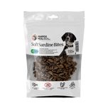 تشویقی سگ هاپومیل مدل نخودی نرم ساردین کد Soft Sardine Bites وزن 100 گرم