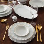 سرویس غذاخوری 29 پارچه چینی زرین ایران سری نئو کلاسیک مدل نارسیس درجه عالی