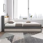 تخت خواب یکنفره مدل لونا سایز 90×200 سانتی متر