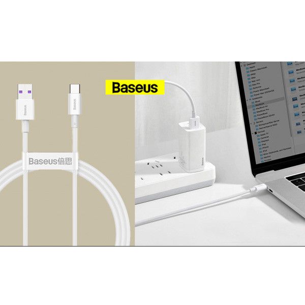 کابل USB به USB-C باسئوس مدل Superior Series Fast Charging (6A 66W) طول 1 متر