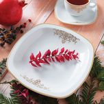 سرویس غذاخوری 98 پارچه چینی زرین ایران سری کواترو مدل مونت کارلو درجه یک