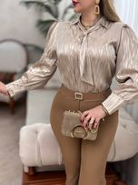 شومیز ساتن ملینا 2876