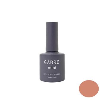 لاک ژل رابر بیس براق ناخن گبرو شماره 208 رنگ هلویی تیره