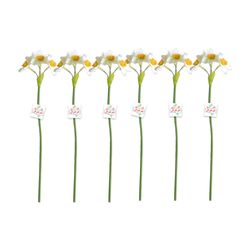 گل مصنوعی جُرجُرگل مدل شاخه گل نرگس بسته 6 عددی