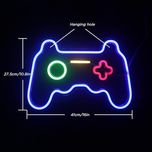 چراغ تزئینی مدل تابلو نئون فلکس طرح دسته بازی