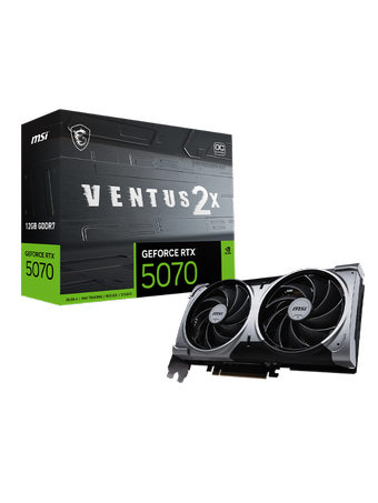 کارت گرافیک ام اس آی مدل GeForce RTX 5070 VENTUS 2X OC 12GB
