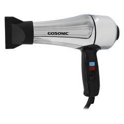 سشوار حرفه ای گوسونیک مدل GHD-229، موتور AC با توان مصرفی 1800 وات، دارای قابلیت باد سرد، فناوری تولید یون، وزن 892 گرم، تنظیم ح