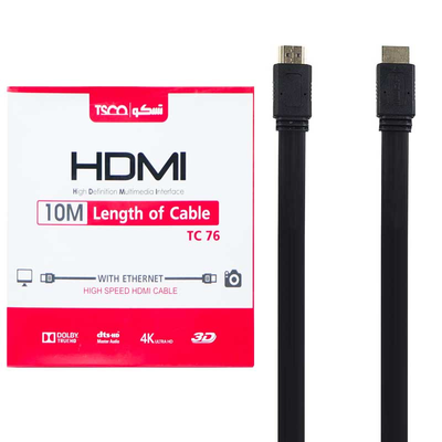 کابل HDMI تسکو مدل TC 76 طول 10 متر