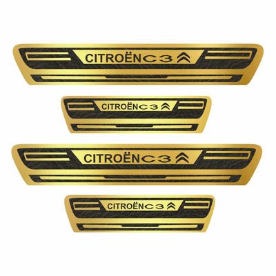 برچسب پارکابی خودرو کد A016 مناسب برای Citrroen بسته 4 عددی*953