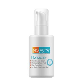 ژل کرم آبرسان صورت نو آکنه مدل Hydracne مناسب برای پوست های چرب و آکنه‌دار حجم 80 میلی‌لیتر