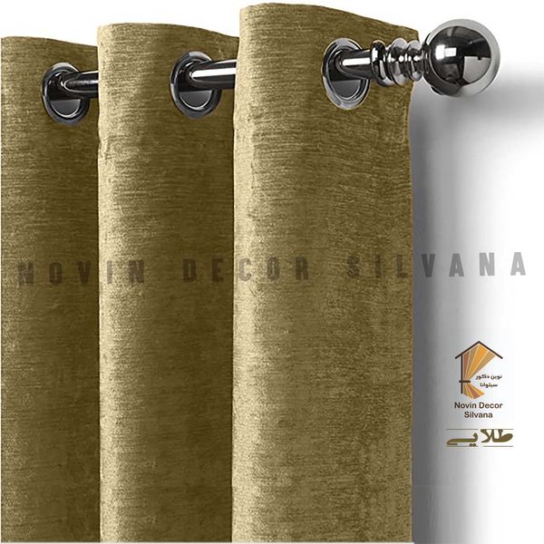 پرده نوین دکور سیلوانا مدل مخمل شانل 280 _ 1 سایز 280 × 140 سانتی متر