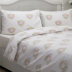 سرویس ملحفه دو نفره 3 تکه انگلیش هوم مدل Pale Roses