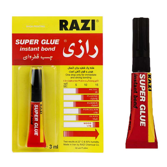 چسب قطره ای رازی Razi Super Glue 3ml